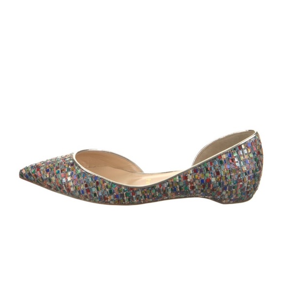 Christian Louboutin Printed Flats - Picture 1 of 5